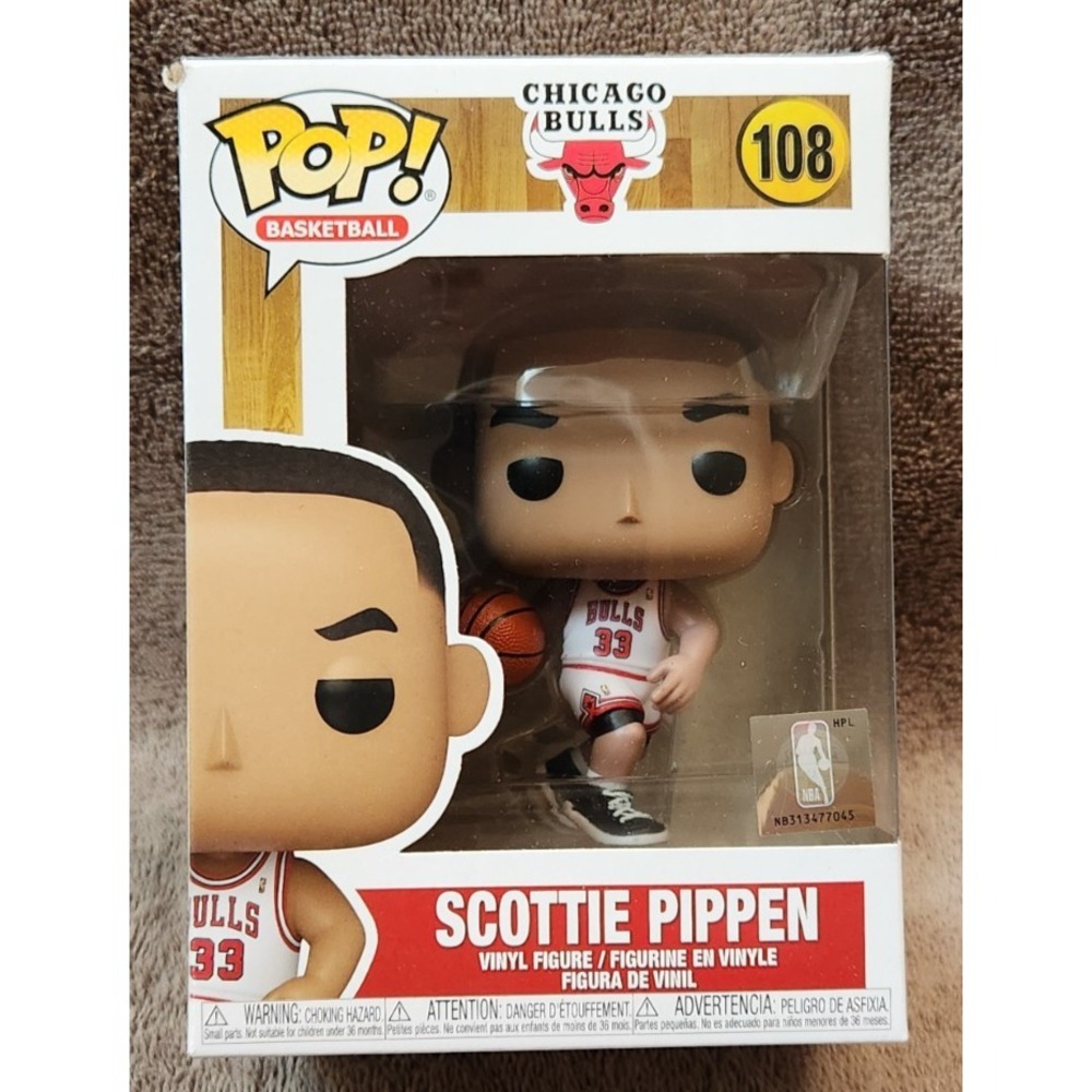 FUNKO POP!  Basketball - Chicago Bulls SCOTTIE PIPPEN #108 - NEW